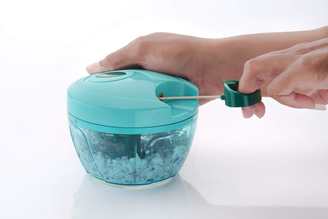 Simplify Food Preparation With The Anjani Brand Large Handy And Compact Chopper, Featuring Stainless Steel Blades For Efficient Chopping - Image 4