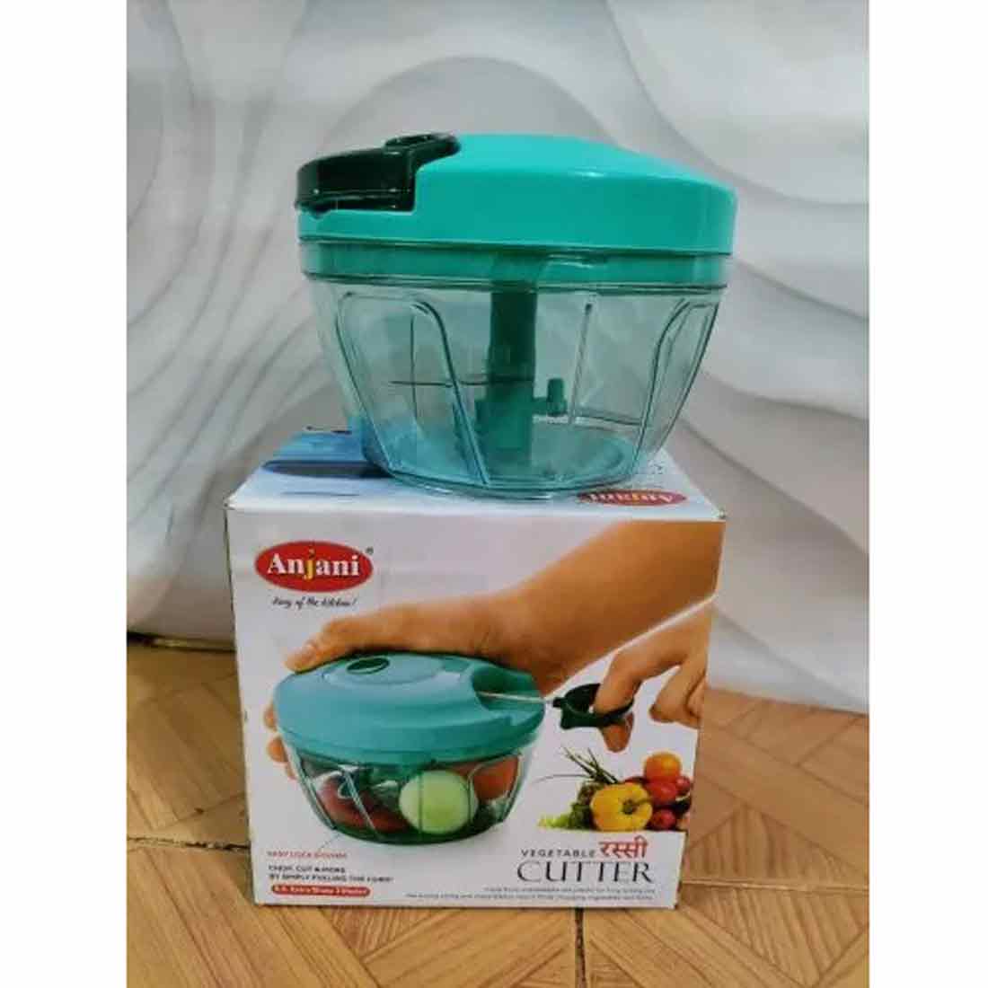 Simplify Food Preparation With The Anjani Brand Large Handy And Compact Chopper, Featuring Stainless Steel Blades For Efficient Chopping - Image 5