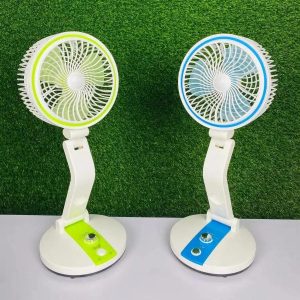 Rechargeable Multifunction Folding Fan With LED Light - LR Fan